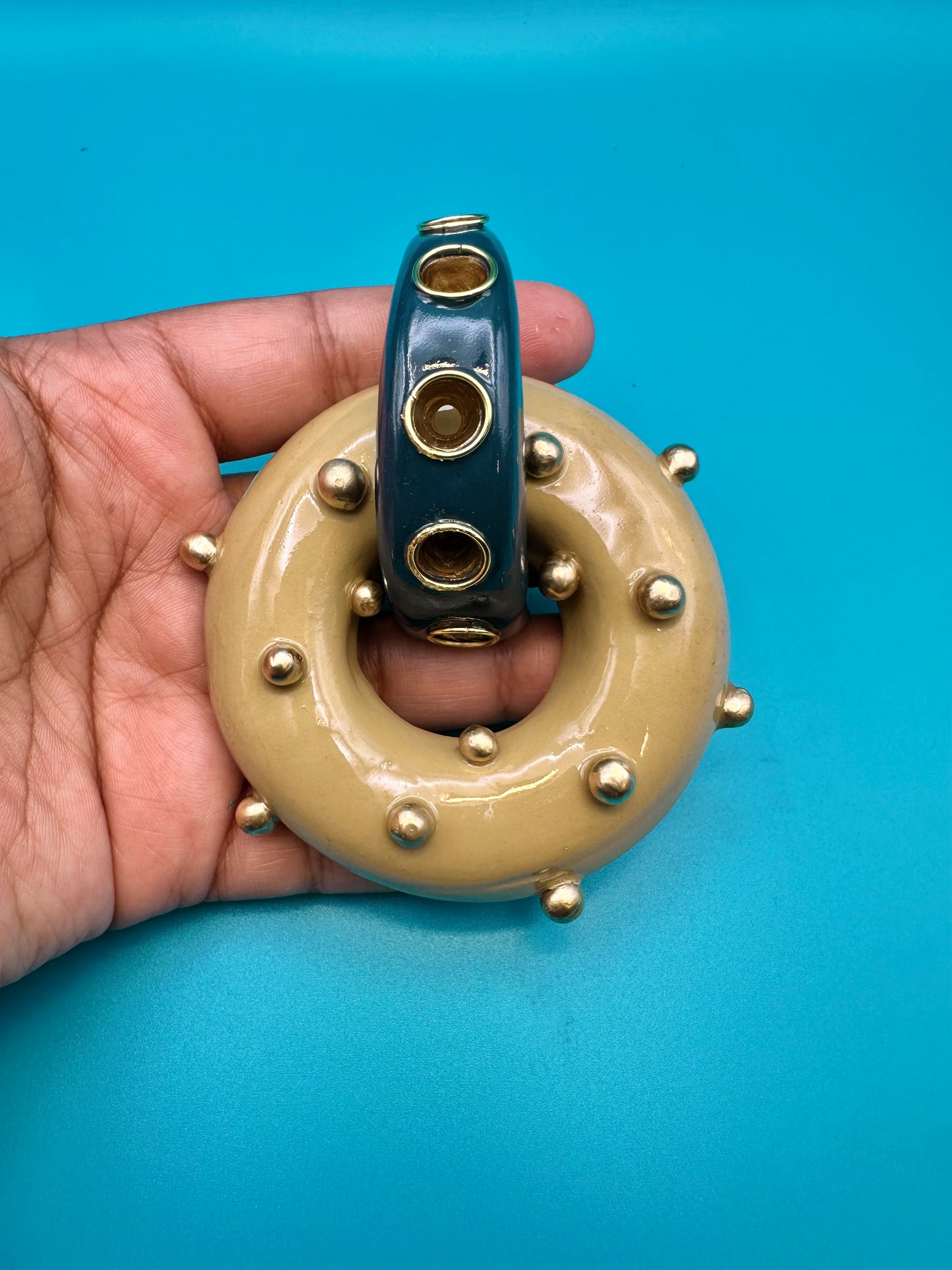 Studded loop and hoops