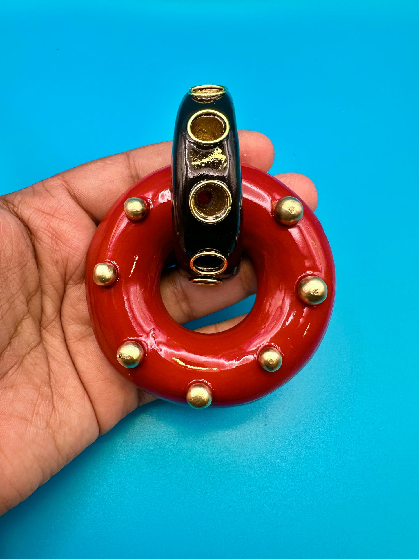 Studded loop and hoops